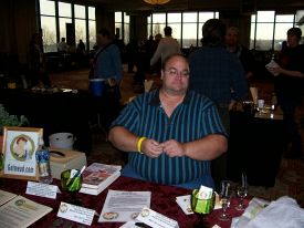 Scott guards the Gotmead booth